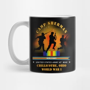 Camp Sherman, OH  w  WWI Soldiers Training - WWI X 300 Mug